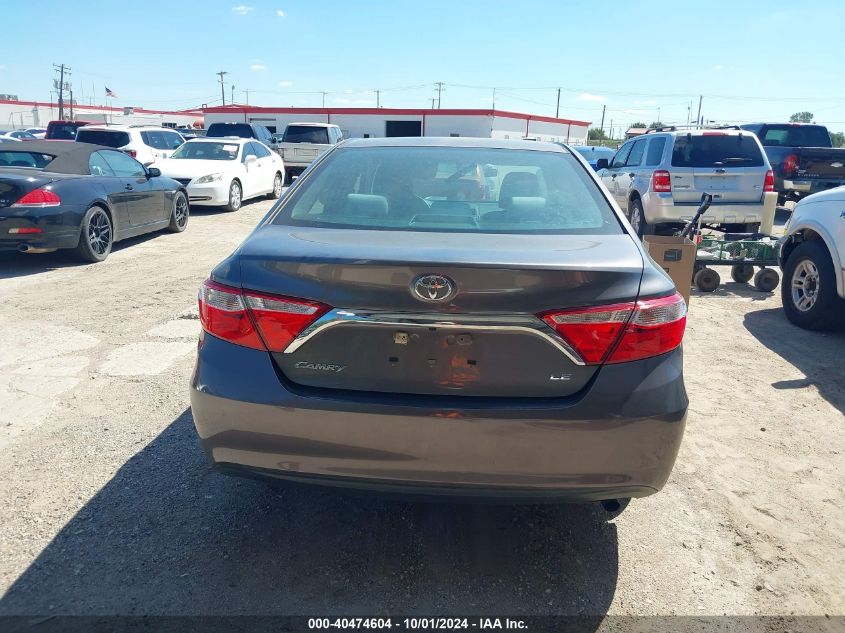 2015 Toyota Camry Le VIN: 4T4BF1FKXFR492688 Lot: 40474604