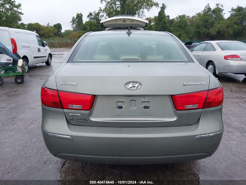 5NPEU46C79H414296 2009 Hyundai Sonata Limited