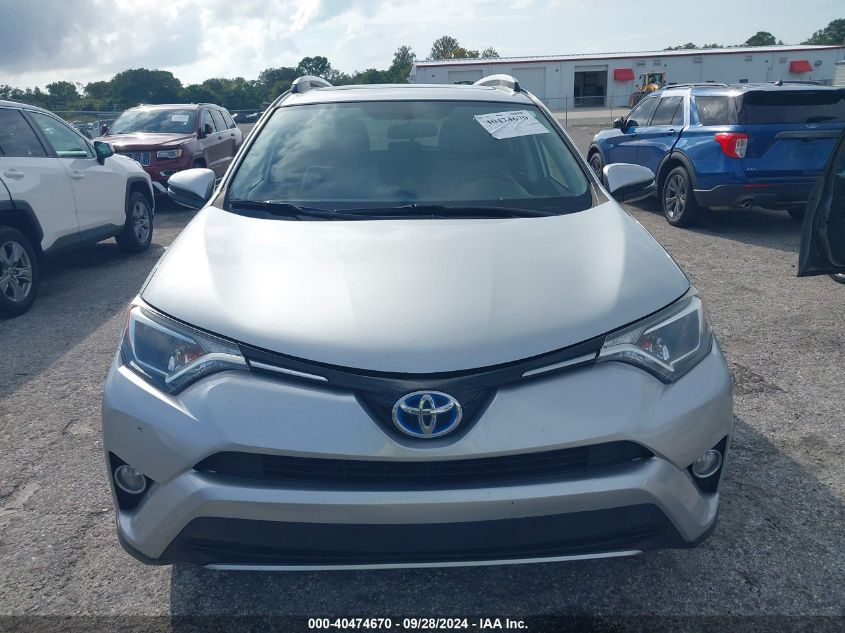 2016 Toyota Rav4 Hybrid Xle VIN: JTMRJREV7GD022304 Lot: 40474670