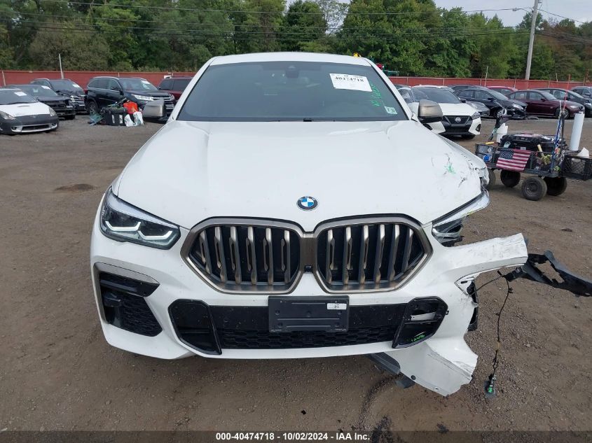 2022 BMW X6 M50I VIN: 5UXCY8C08N9K63547 Lot: 40474718