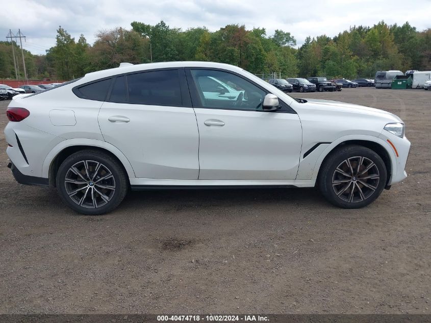 2022 BMW X6 M50I VIN: 5UXCY8C08N9K63547 Lot: 40474718