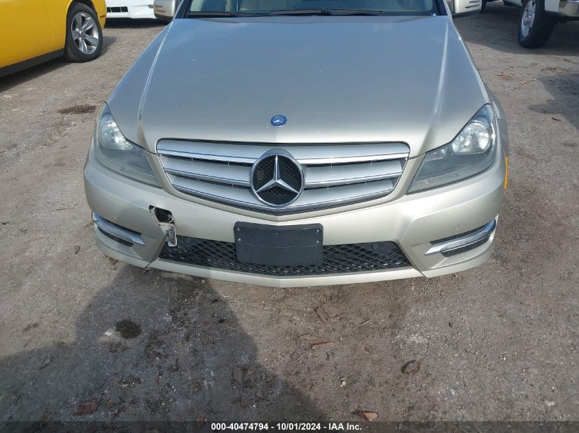 2012 Mercedes-Benz C 300 Luxury 4Matic/Sport 4Matic VIN: WDDGF8BB4CR240815 Lot: 40474794