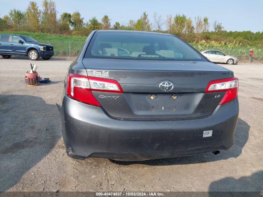 4T1BF1FK0CU040108 2012 Toyota Camry Le