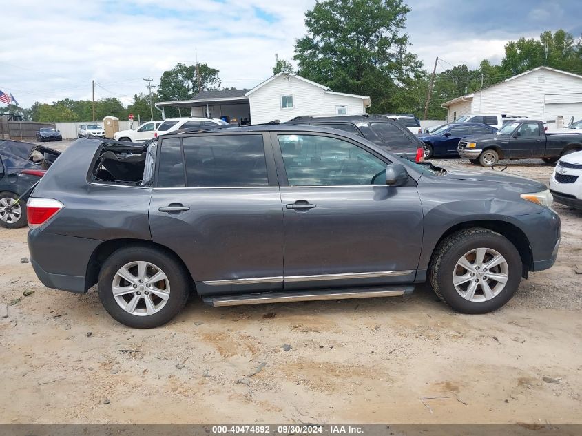 2013 Toyota Highlander Base Plus V6 VIN: 5TDBK3EH4DS180721 Lot: 40474892