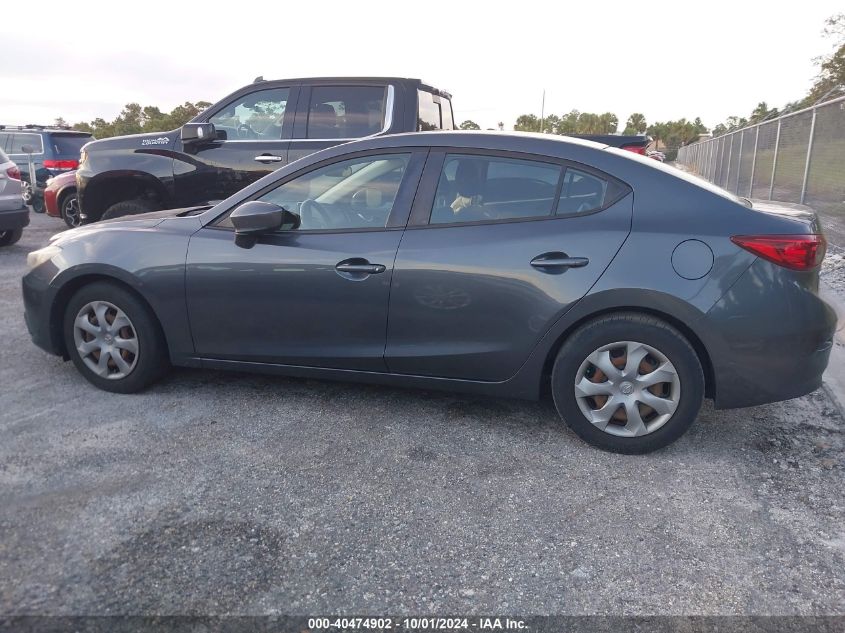 2015 Mazda Mazda3 I Sport VIN: JM1BM1U70F1222356 Lot: 40474902