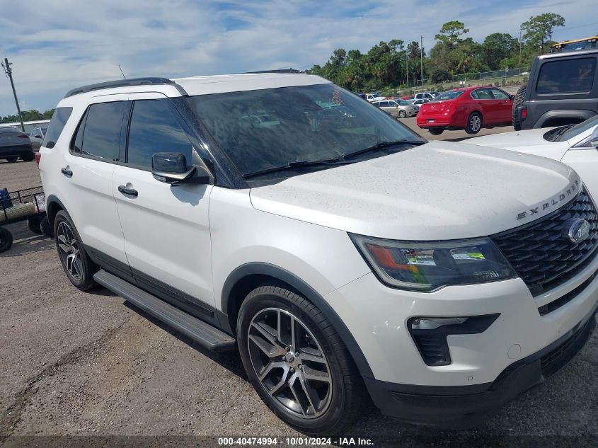 2018 Ford Explorer Sport VIN: 1FM5K8GT2JGB75322 Lot: 40474994