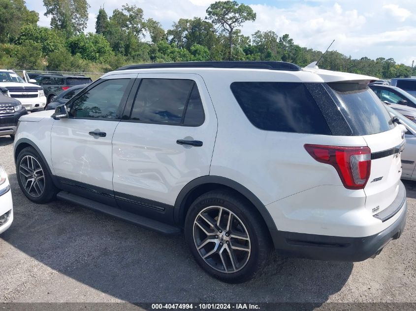 2018 Ford Explorer Sport VIN: 1FM5K8GT2JGB75322 Lot: 40474994