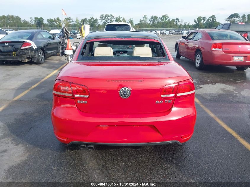 2014 Volkswagen Eos Komfort VIN: WVWBW8AH6EV002078 Lot: 40475015