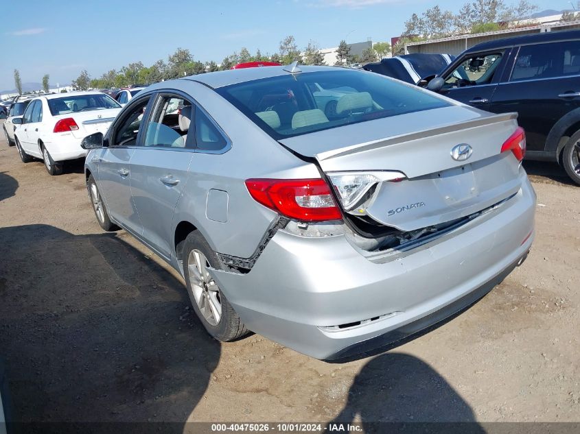 VIN 5NPE24AF3FH040353 2015 Hyundai Sonata, SE no.3