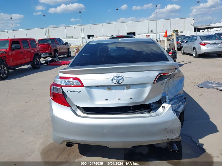 2012 Toyota Camry Se V6 VIN: 4T1BK1FK9CU006924 Lot: 40475035