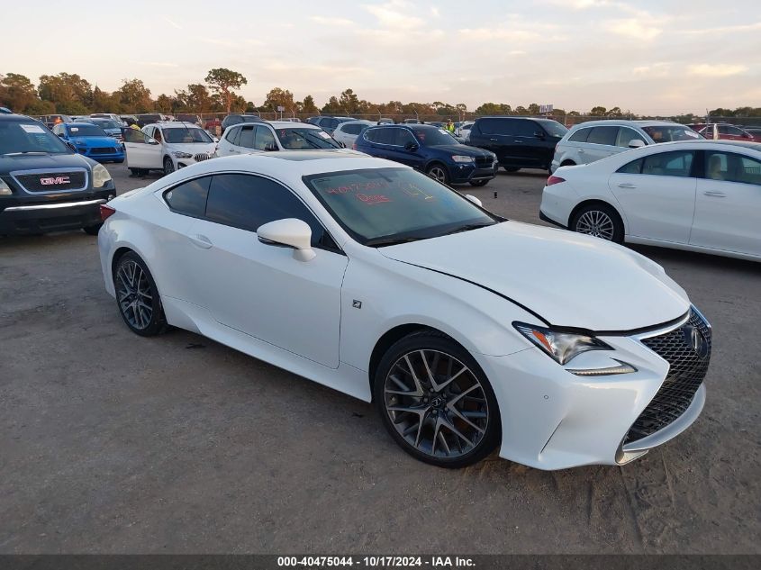 VIN JTHHA5BCXH5006969 2017 Lexus RC, 200T no.1