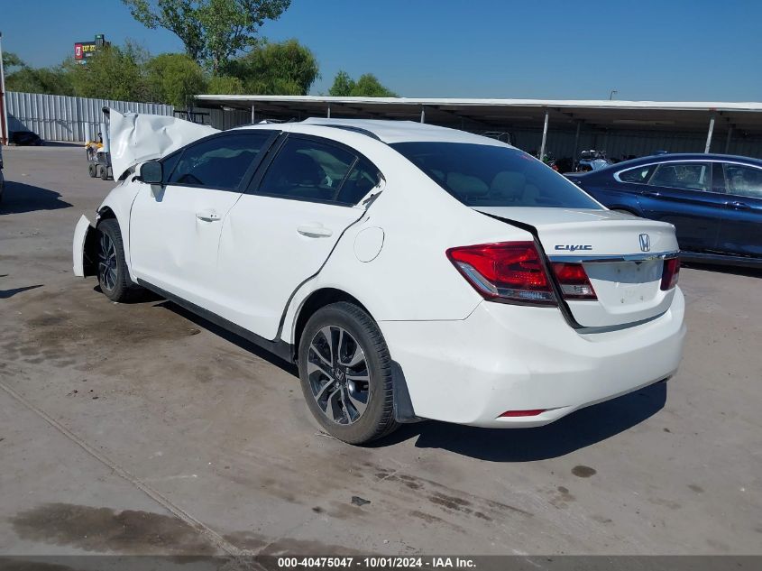 VIN 19XFB2F86FE105347 2015 Honda Civic, EX no.3