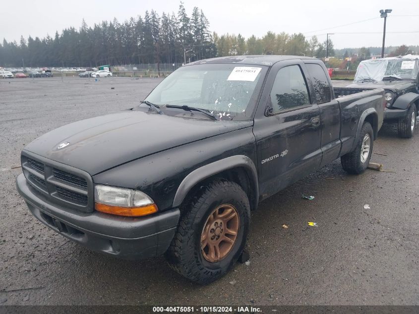 2002 Dodge Dakota VIN: 1B7GL12X82S602562 Lot: 40475051