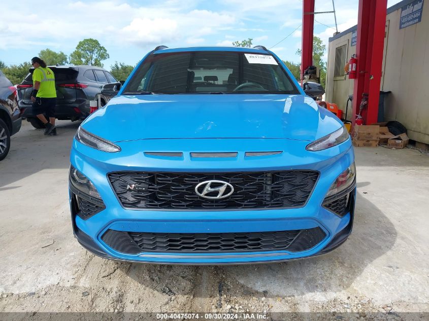 2022 Hyundai Kona N Line VIN: KM8K33A31NU803342 Lot: 40475074