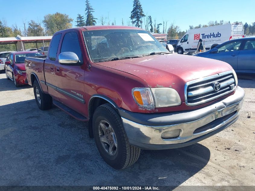 2000 Toyota Tundra Access Cab/Access Cab Sr5 VIN: 5TBRT3411YS012484 Lot: 40475092