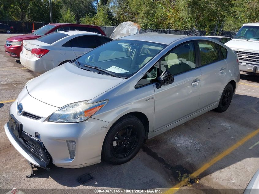 2015 Toyota Prius Three VIN: JTDKN3DU4F1955802 Lot: 40475145