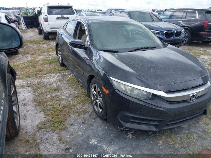 VIN 19XFC2F53GE006599 2016 Honda Civic, LX no.1