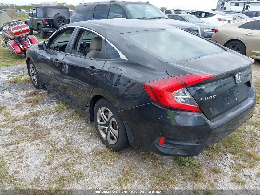 VIN 19XFC2F53GE006599 2016 Honda Civic, LX no.3