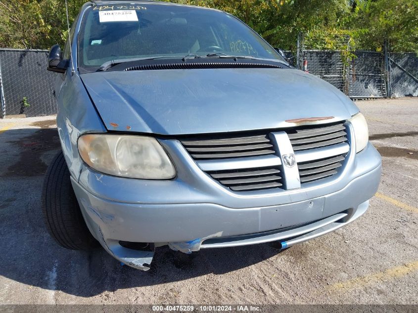 2005 Dodge Grand Caravan Se VIN: 1D4GP24R65B166987 Lot: 40475259