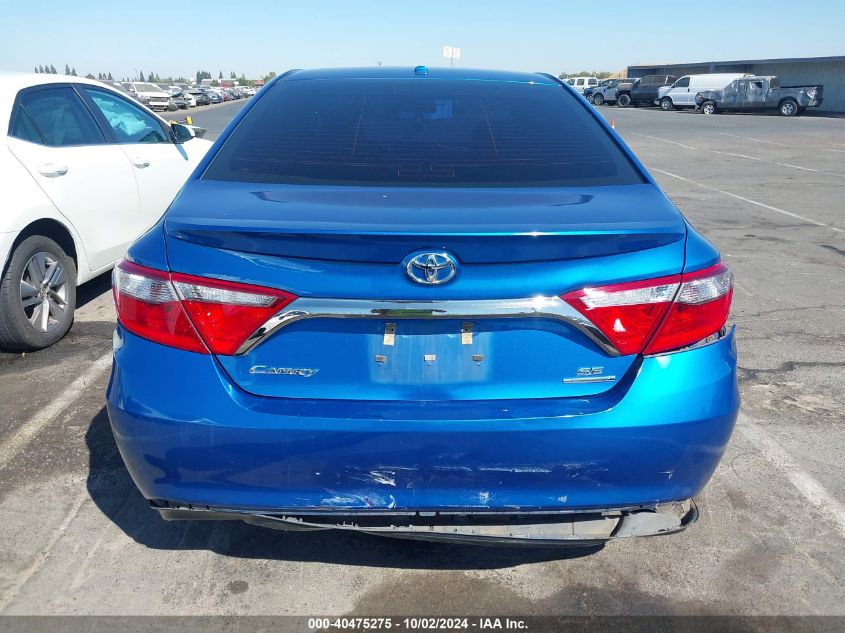 2016 Toyota Camry Se VIN: 4T1BF1FK9GU526759 Lot: 40475275