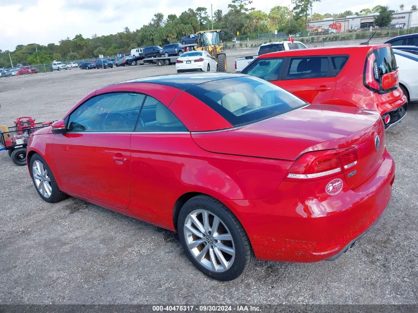 2013 Volkswagen Eos Komfort VIN: WVWBW8AH6DV001317 Lot: 40475317