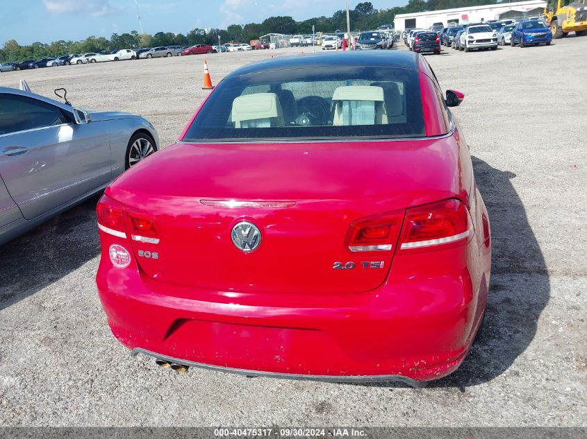 WVWBW8AH6DV001317 2013 Volkswagen Eos Komfort