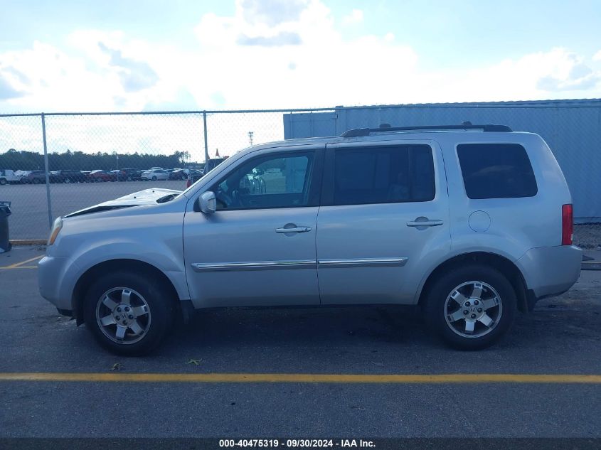 2011 Honda Pilot Touring VIN: 5FNYF3H94BB013604 Lot: 40475319