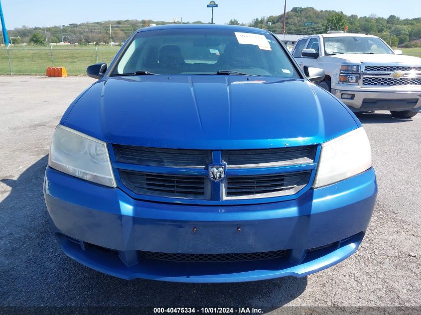 1B3CC4FBXAN113741 2010 Dodge Avenger Sxt