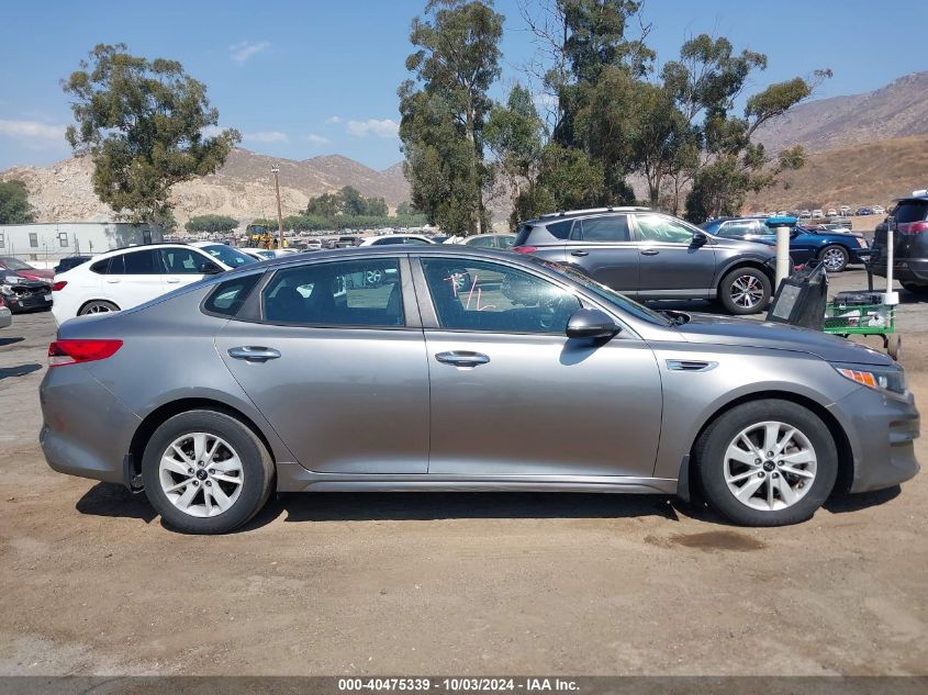 2016 Kia Optima Lx VIN: 5XXGT4L30GG099995 Lot: 40475339