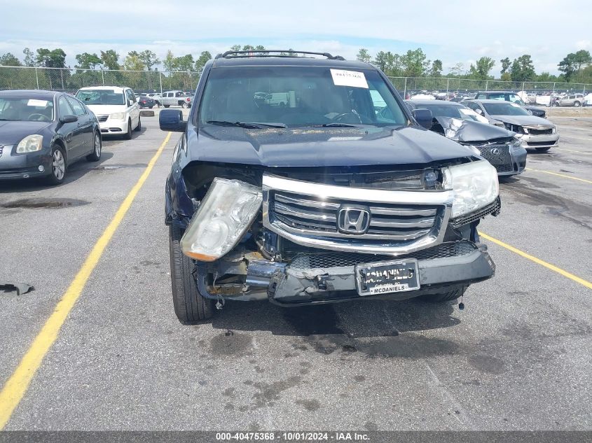 2014 Honda Pilot Exl VIN: 5FNYF3H50EB021183 Lot: 40475368