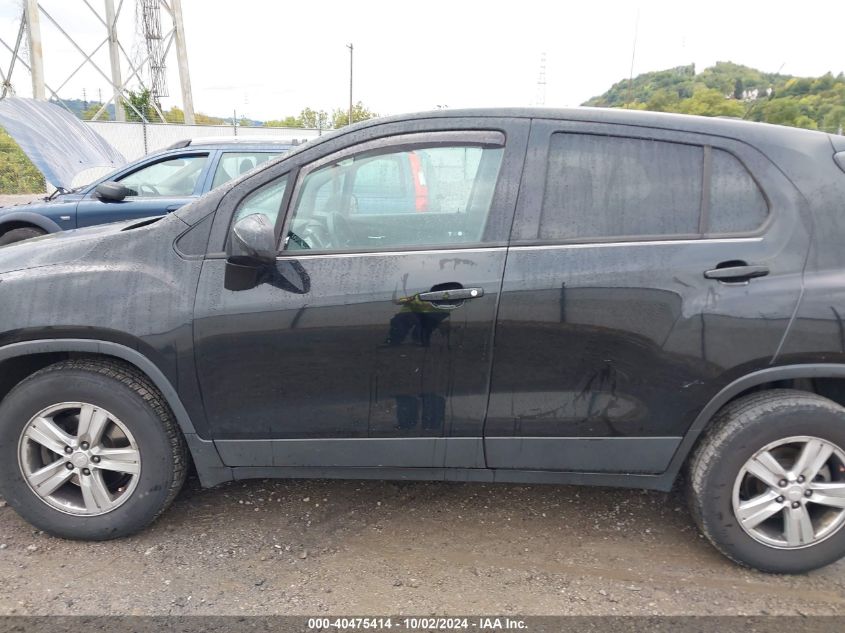 2019 Chevrolet Trax Ls VIN: 3GNCJNSB5KL392007 Lot: 40475414