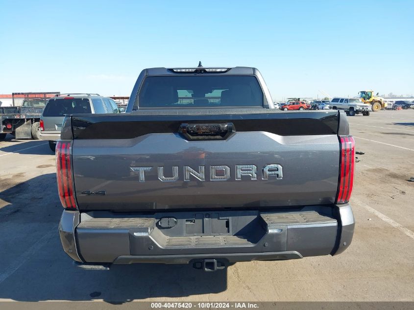 2023 Toyota Tundra Platinum VIN: 5TFNA5DB9PX124586 Lot: 40475420