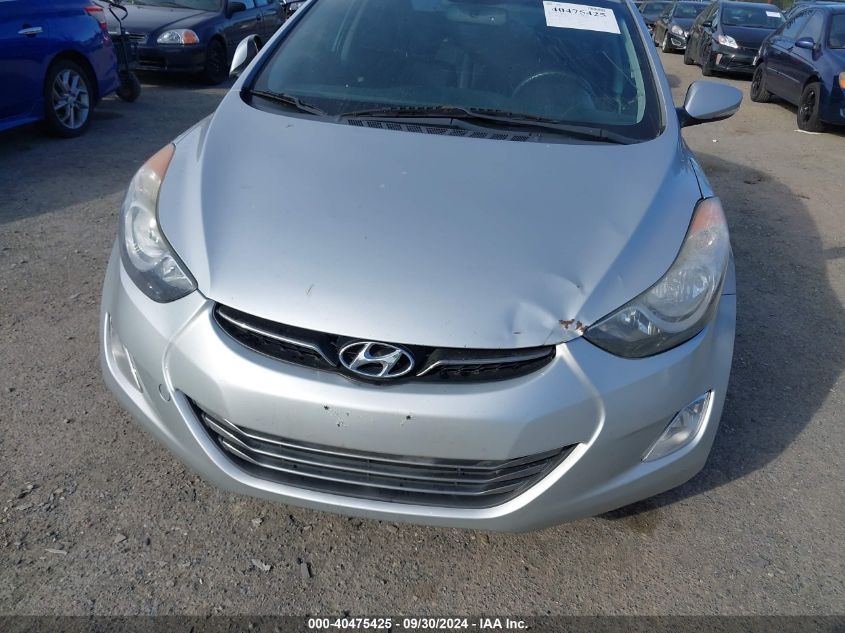 2012 Hyundai Elantra Limited VIN: 5NPDH4AE9CH151132 Lot: 40475425