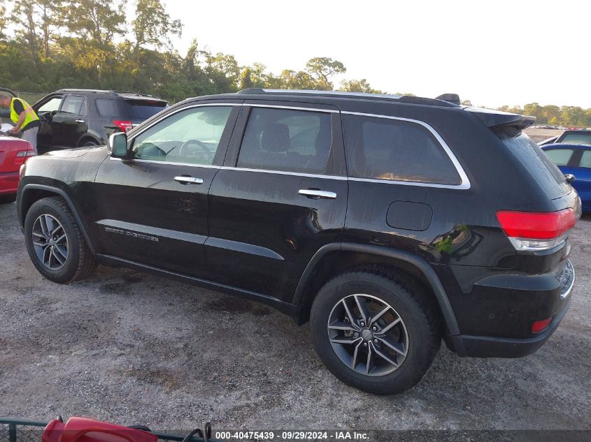 2018 Jeep Grand Cherokee Limited VIN: 1C4RJEBGXJC429478 Lot: 40475439