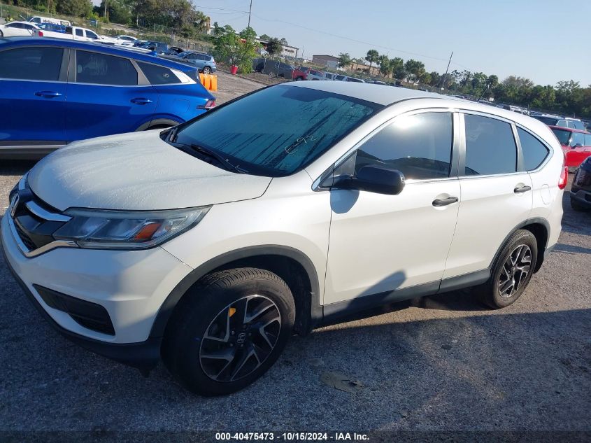 2016 Honda Cr-V Se VIN: 5J6RM3H41GL011581 Lot: 40475473