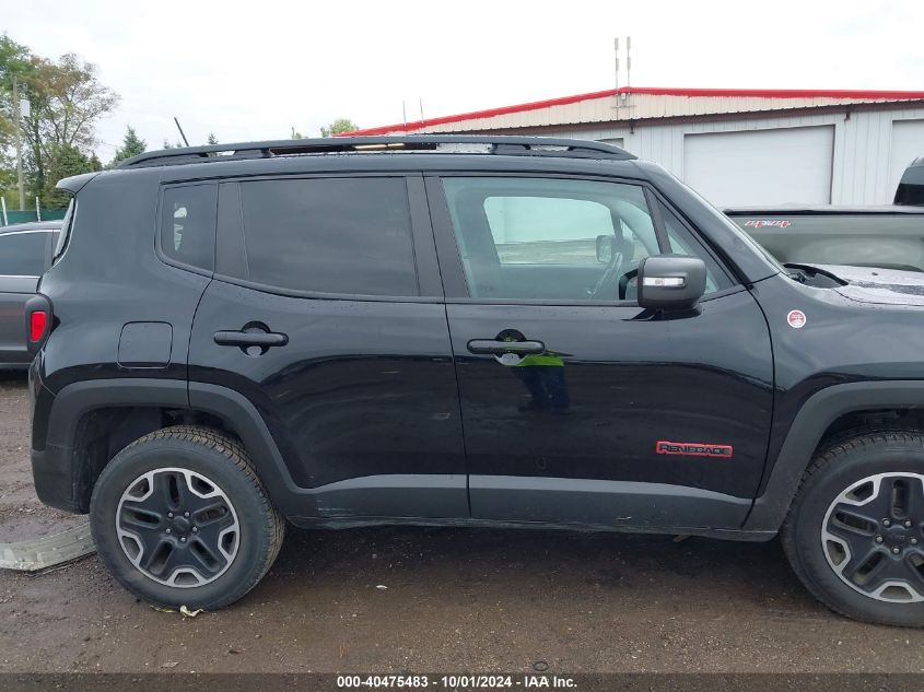 2017 Jeep Renegade Trailhawk 4X4 VIN: ZACCJBCB8HPF46246 Lot: 40475483