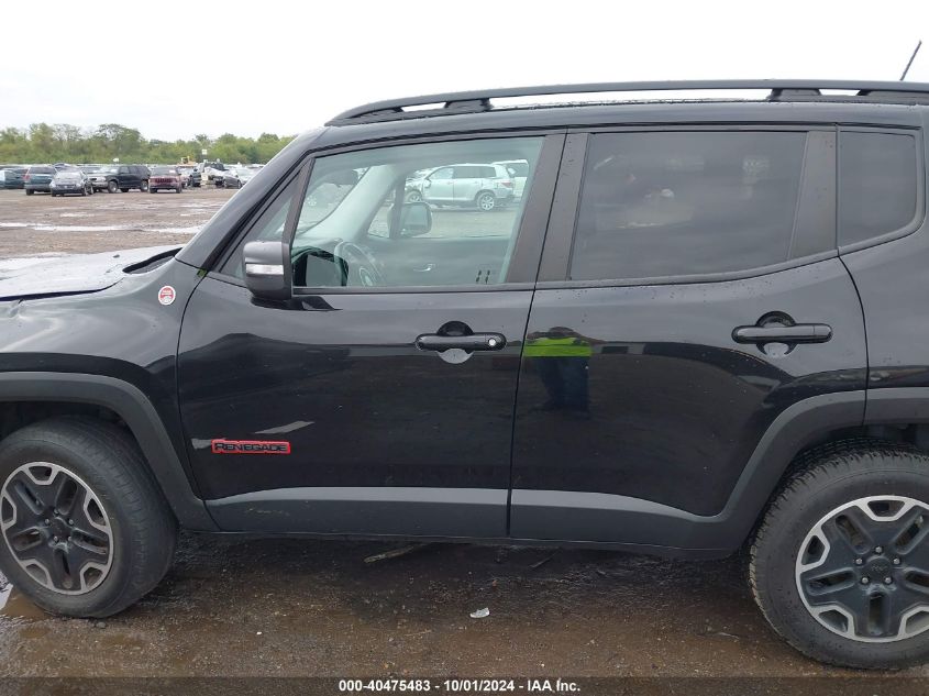 2017 Jeep Renegade Trailhawk 4X4 VIN: ZACCJBCB8HPF46246 Lot: 40475483