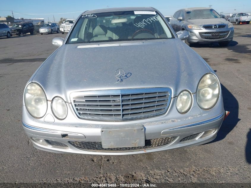 2003 Mercedes-Benz E 500 VIN: WDBUF70J63A112607 Lot: 40475485