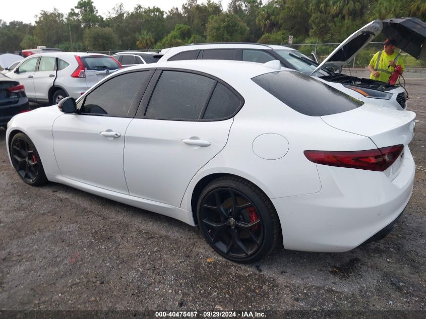 2020 Alfa Romeo Giulia Rwd VIN: ZARFAMAN7L7636327 Lot: 40475487