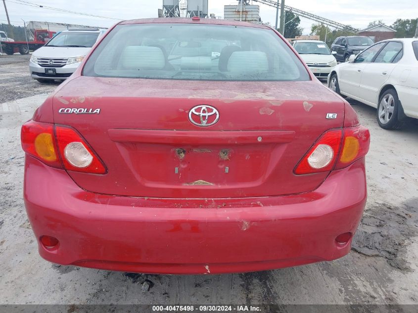 2010 Toyota Corolla Le VIN: 1NXBU4EE6AZ375647 Lot: 40475498