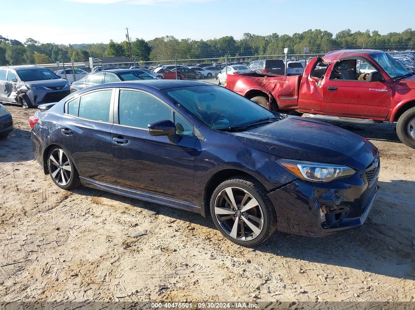 2019 SUBARU IMPREZA VIN: 4S3GKAJ66K3612254