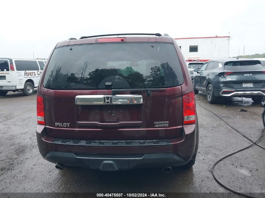 2014 Honda Pilot Touring VIN: 5FNYF4H94EB042353 Lot: 40475507