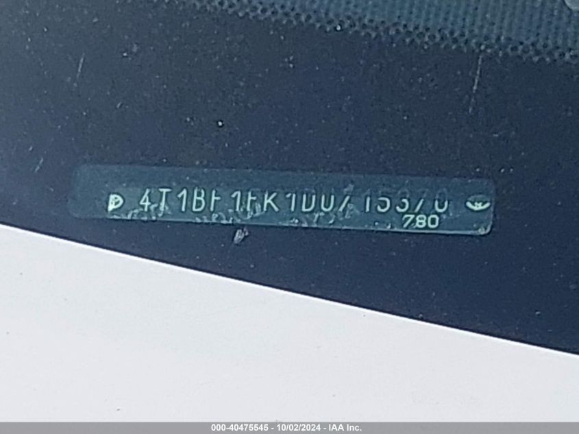 4T1BF1FK1DU715370 2013 Toyota Camry L