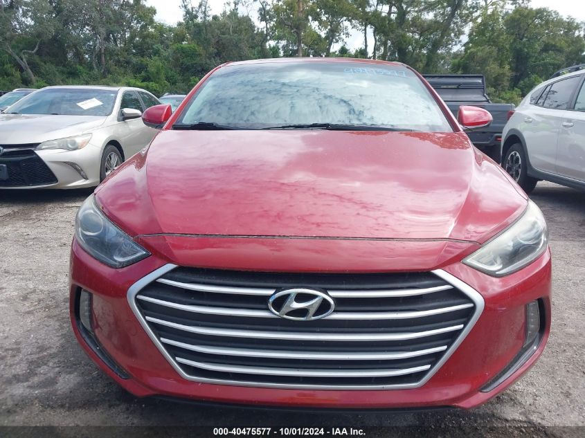 2017 Hyundai Elantra Value Edition VIN: KMHD84LF6HU406818 Lot: 40475577