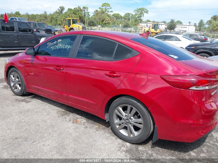 2017 Hyundai Elantra Value Edition VIN: KMHD84LF6HU406818 Lot: 40475577