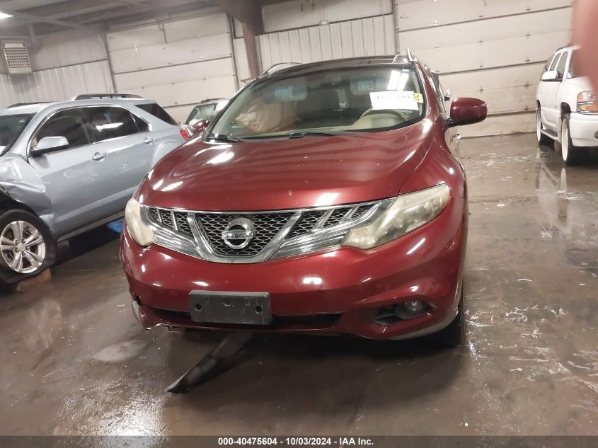 JN8AZ1MW8BW177981 2011 Nissan Murano Le