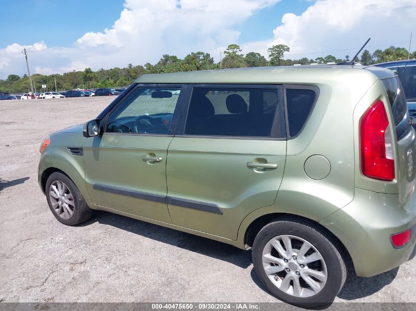 2012 Kia Soul + VIN: KNDJT2A66C7406340 Lot: 40475650