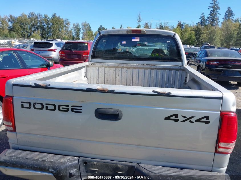 2002 Dodge Dakota Sport VIN: 1B7HG38NX2S539426 Lot: 40475667