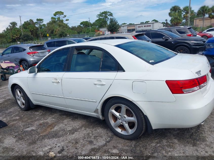 2007 Hyundai Sonata Limited/Se V6 VIN: 5NPEU46F47H212863 Lot: 40475673