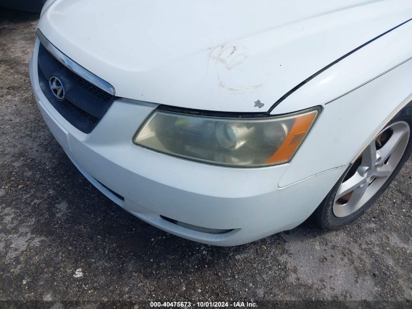 5NPEU46F47H212863 2007 Hyundai Sonata Limited/Se V6